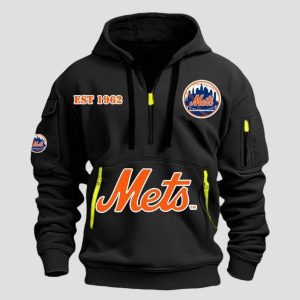 NY Mets EST 1962 Quarter Zip Hoodie