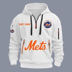 NY Mets EST 1962 Quarter Zip Hoodie