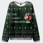 Nice Naughty Overachiever Christmas Ugly Sweater