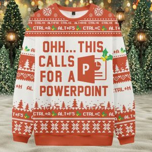 Ohh This Calls For A Powerpoint Ugly Christmas Sweater