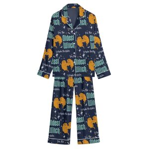 Oldest Witch Sister Silky Satin Pajama Set