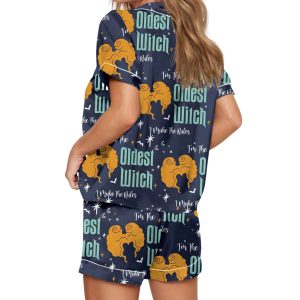 Oldest Witch Sister Silky Satin Pajama Set