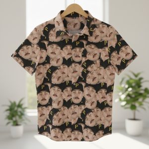 Paul Skenes Face Pirates Hawaiian Shirt