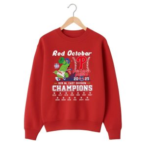 Phillies Red October B2B NL East Division Champions Shirt
