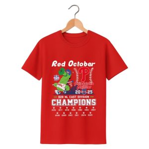 Phillies Red October B2B NL East Division Champions Shirt