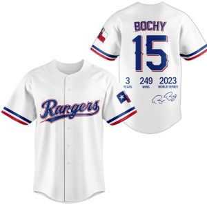 Rangers Bruce Bochy Thanks For The Memories Jersey
