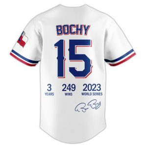 Rangers Bruce Bochy Thanks For The Memories Jersey