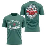 Red Sox October Baseball 2025 Postseason Bound T-Shirt