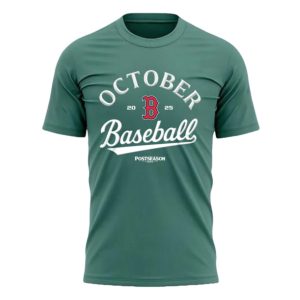 Red Sox October Baseball 2025 Postseason Bound T Shirt