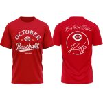 Reds October Baseball 2025 Big Red October Shirt