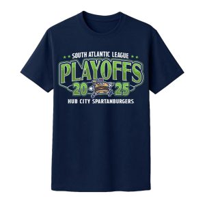 South Atlantic League Playoffs 2025 Spartanburgers Shirt