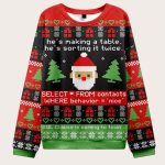 Sql Clause Is Coming To Town Ugly Christmas Sweater