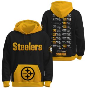Steelers 2025 Schedule Limited Edition Hoodie