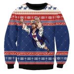 Super Jesus Christmas Ugly Sweater