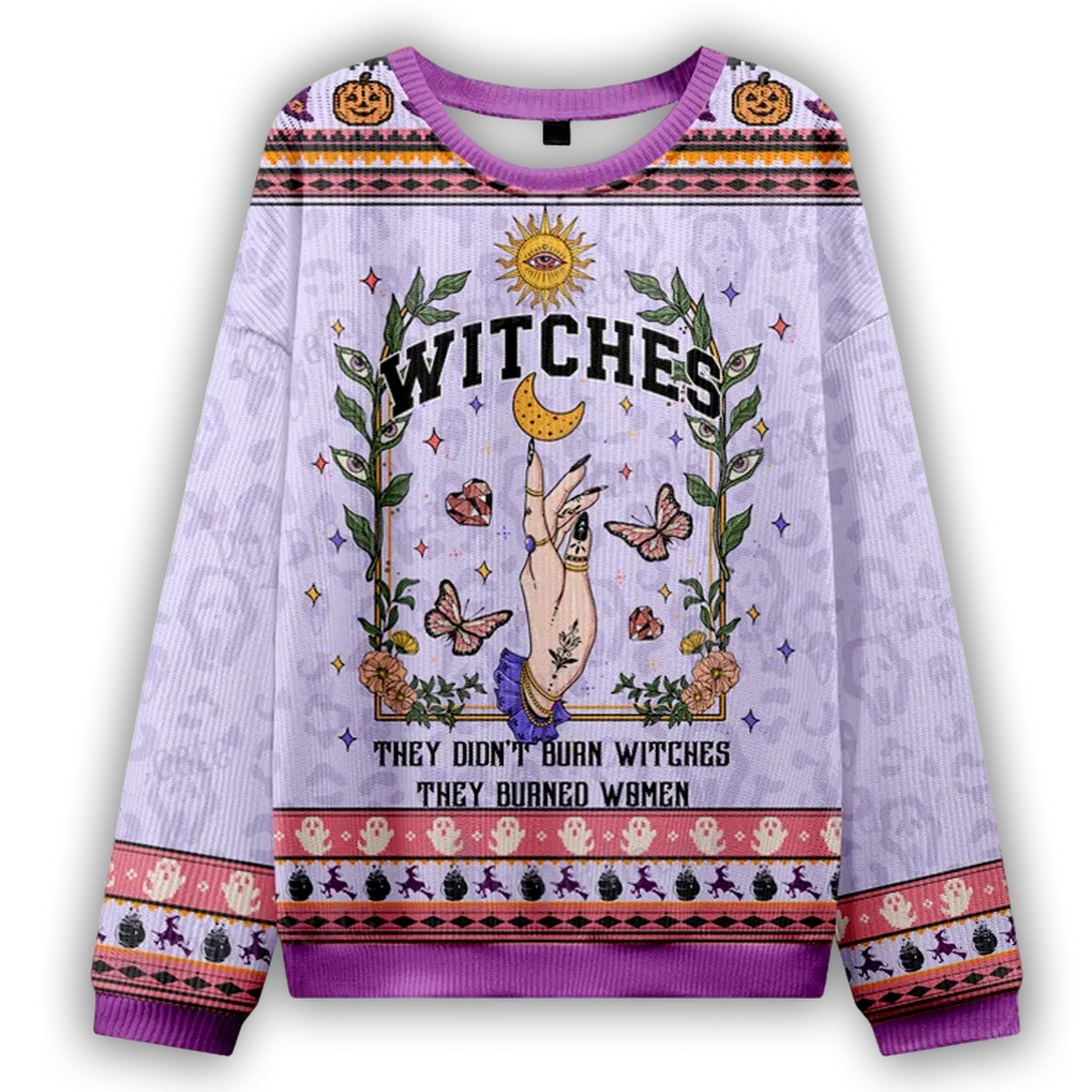 They Didn't Burn Witches They Burned Ugly Halloween Sweater