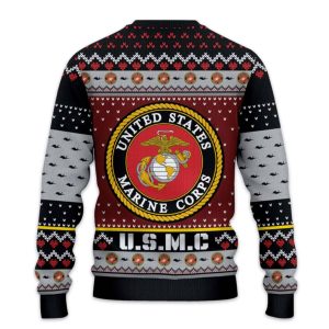 US MARINES 250th Years Of Service Ugly Christmas Sweater