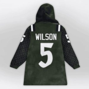 Wilson 5 Jets Unisex Blanket Hoodie