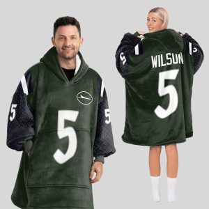 Wilson 5 Jets Unisex Blanket Hoodie