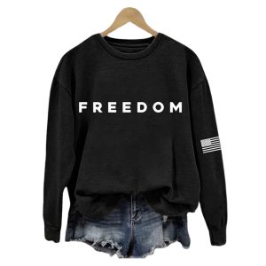 Women's Charlie Kirk Freedom Casual Printed Sweatshirt