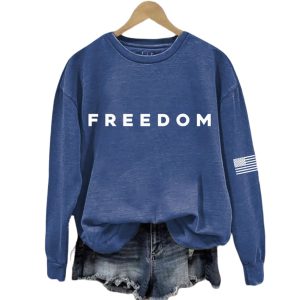 Women's Charlie Kirk Freedom Casual Printed Sweatshirt