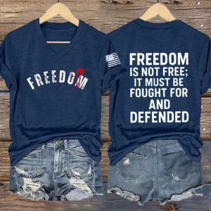 Women's Freedom Is Not Free This is the Turning Point RIP Charlie Kirk Short Sleeve T shirt 5