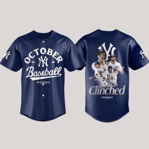 Yankees October Baseball 2025 Postseason Jersey