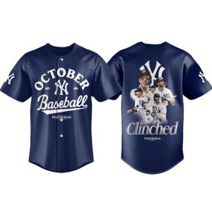 Yankees October Baseball 2025 Postseason Jersey