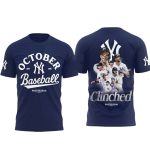 Yankees October Baseball 2025 Postseason Shirt
