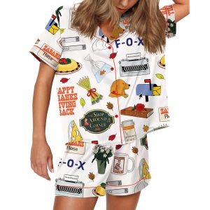 You've Got Mail Silky Satin Pajama Set