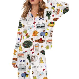 You've Got Mail Silky Satin Pajama Set