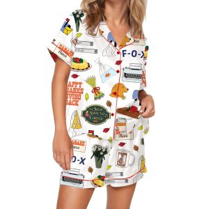 You've Got Mail Silky Satin Pajama Set