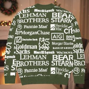 2008 Financial Crisis Knitted Cardigan 2 2008 Financial Crisis Knitted Cardigan