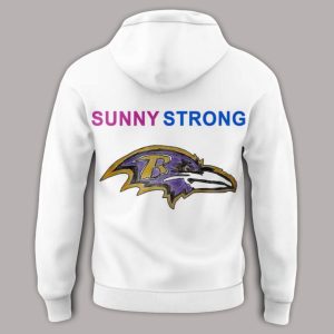 2025 Ravens Crucial Catch Sunny Strong Hoodie