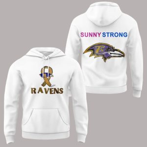 2025 Ravens Crucial Catch Sunny Strong Hoodie