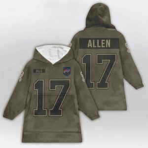 Allen Bills 17 Saltuve To Service Blanket Hoodie