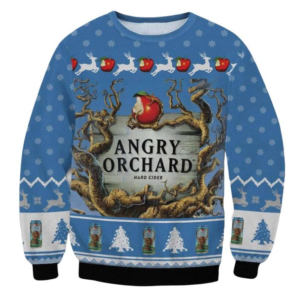 Angry Orchard Ugly Christmas Sweater