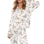 Apres Ski Martini Silky Satin Pajama Set