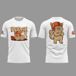 BGSU Football Pudge The Cat T Shirt