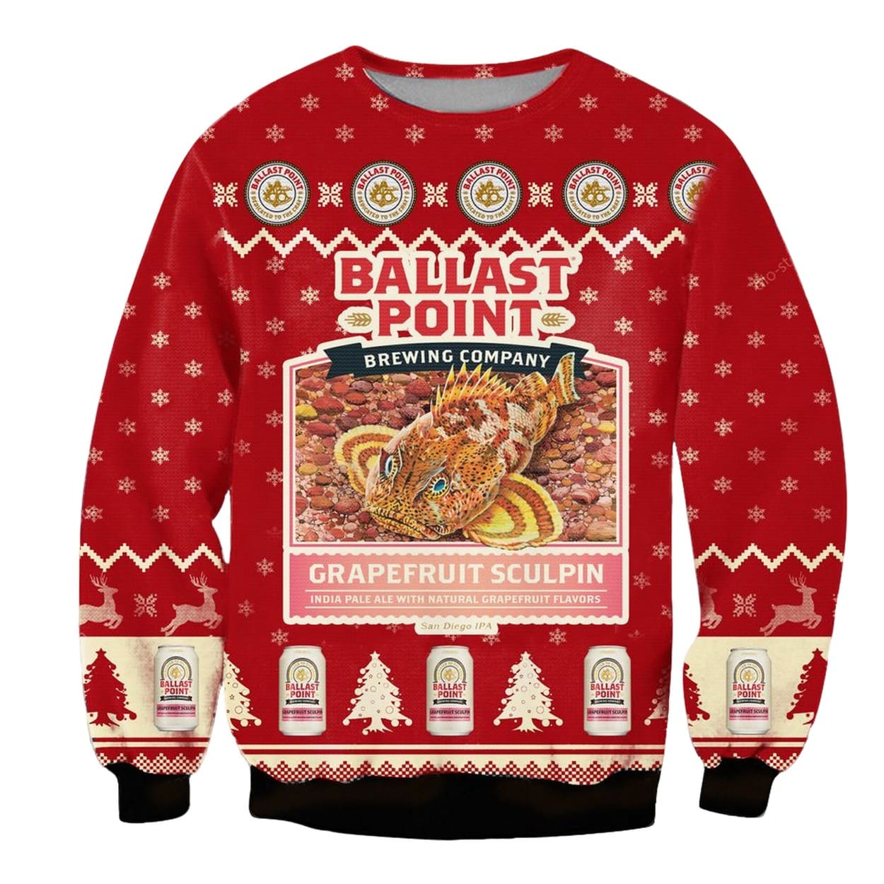 Ballast Point Ugly Christmas Sweater Ballast Point Ugly Christmas Sweater