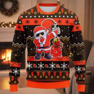 Bengals Dabbing Santa Claus Christmas Ugly Sweater