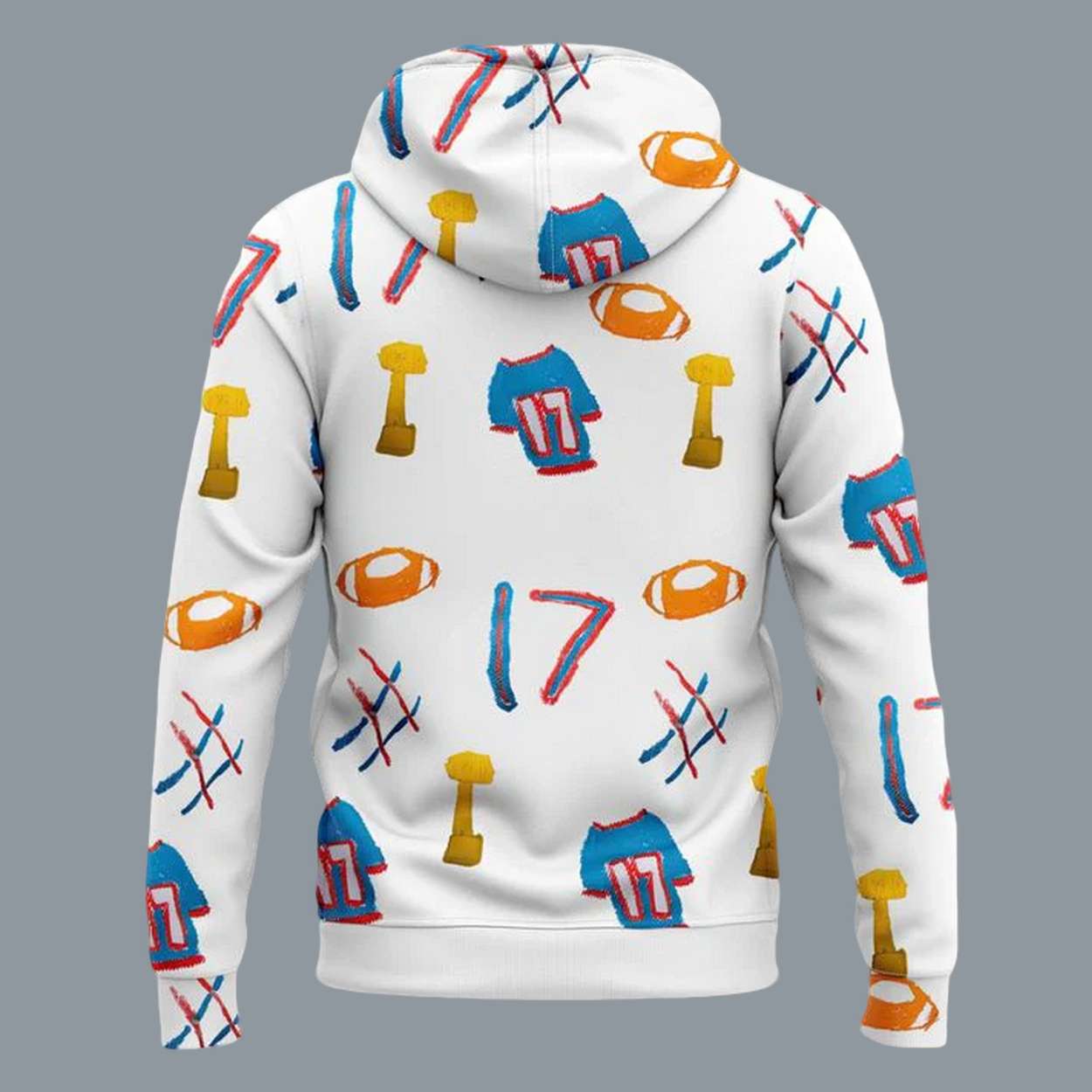 Bills Josh Allen 2025 Billustration Charlie Special Hoodie Bills Josh Allen 2025 Billustration Charlie Special Hoodie