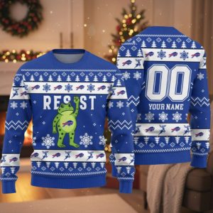 Bills Portland Frog Resist Ugly Christmas Sweater
