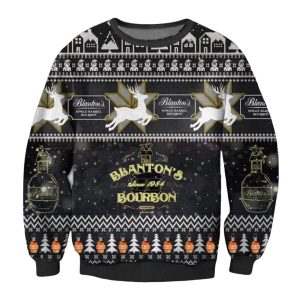 Blanton's Bourbon Ugly Christmas Sweater 1 Blanton's Bourbon Ugly Christmas Sweater