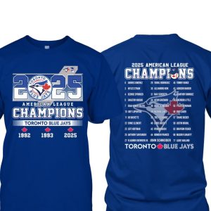 Blue Jays 2025 AL Champions Shirt