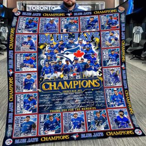 Blue Jays 2025 Champions Thank You For The Memories Blanket