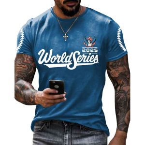 Blue Jays World Series 2025 Print Casual T Shirt