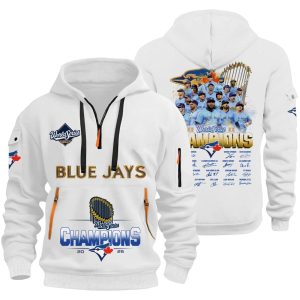 Blue Jays World Series 2025 Signature Quarter Zip Hoodie