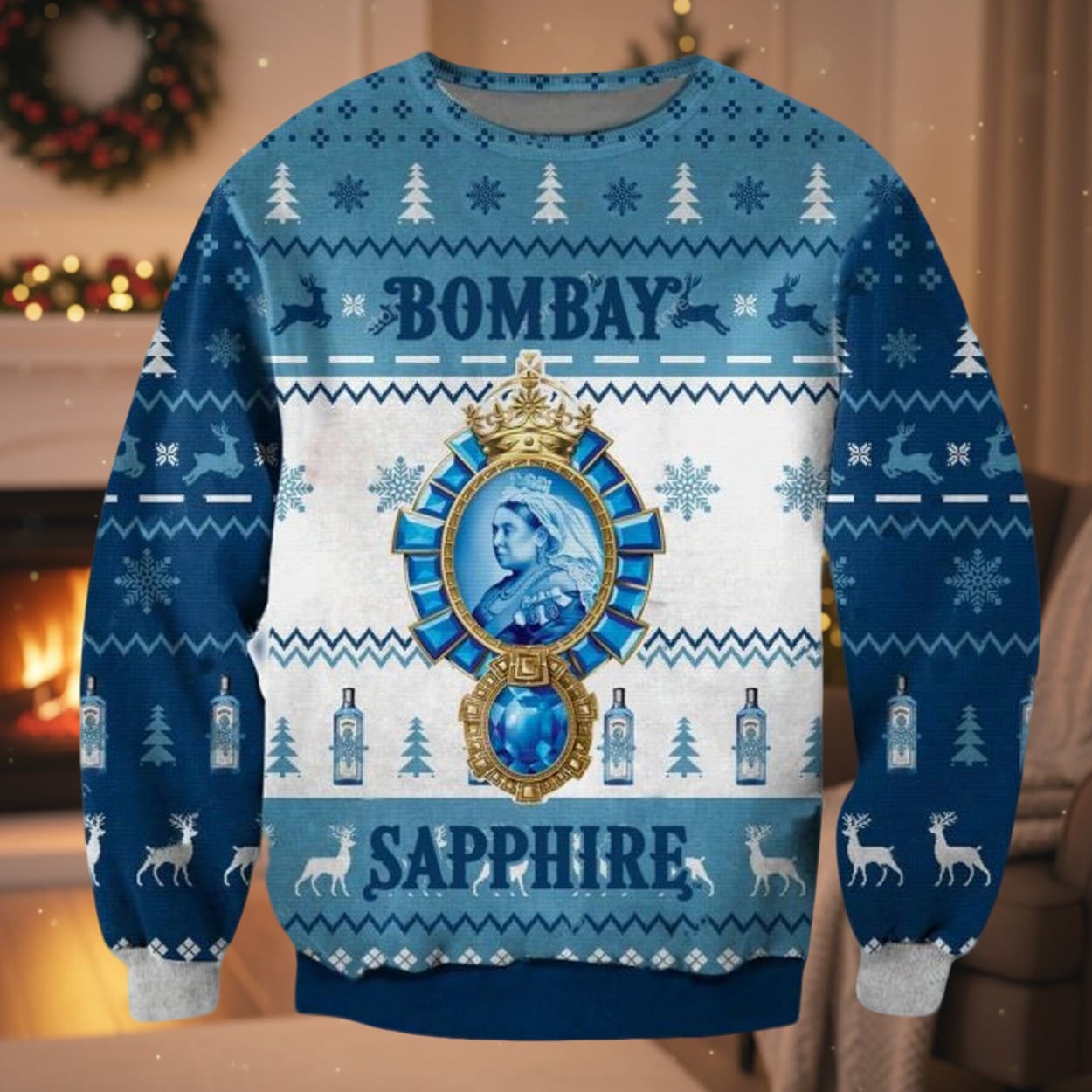 Bombay Sapphire Ugly Christmas Sweater Bombay Sapphire Ugly Christmas Sweater