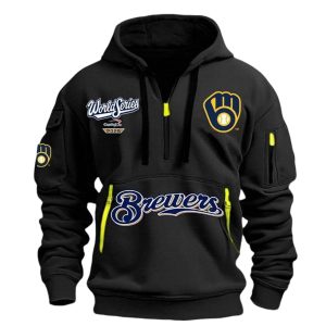 Brewers World Series 2025 Quarter Zip Hoodie 4 Brewers World Series 2025 Quarter Zip Hoodie