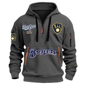 Brewers World Series 2025 Quarter Zip Hoodie 3 Brewers World Series 2025 Quarter Zip Hoodie